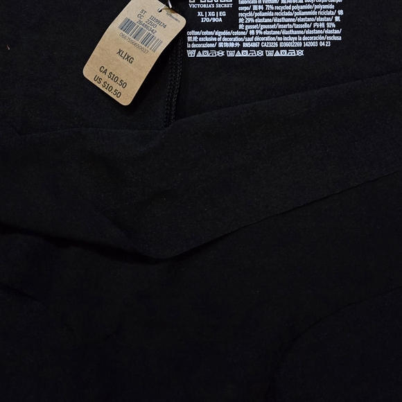 Victoria's Secret PINK Seamless Hipster Panty in Black - Picture 2 of 2